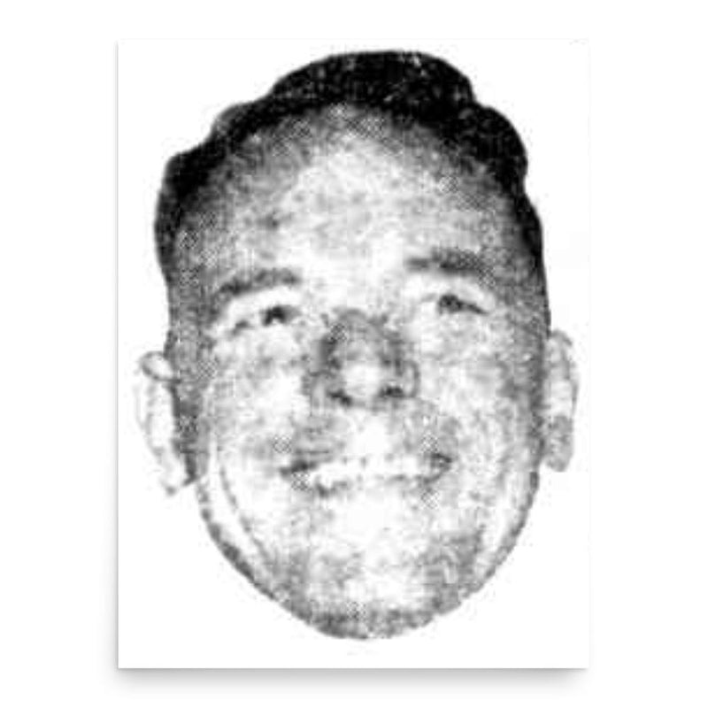 Arthur Bridges poster print, in size 18x24 inches.