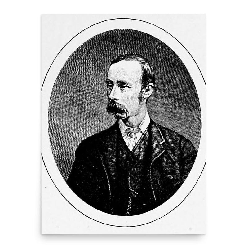 Arthur Coke Burnell poster print, in size 18x24 inches.