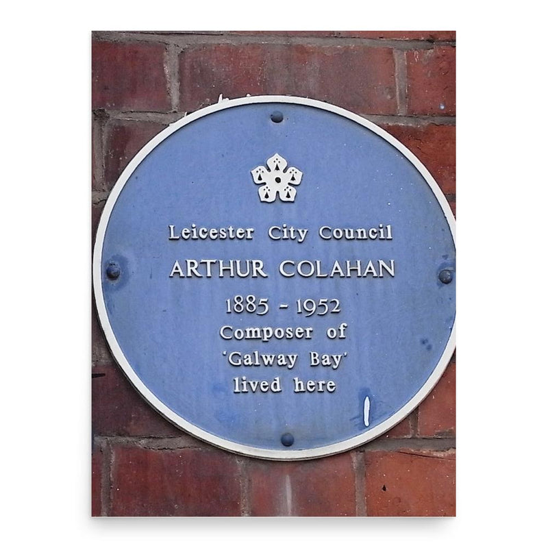 Arthur Colahan poster print, in size 18x24 inches.