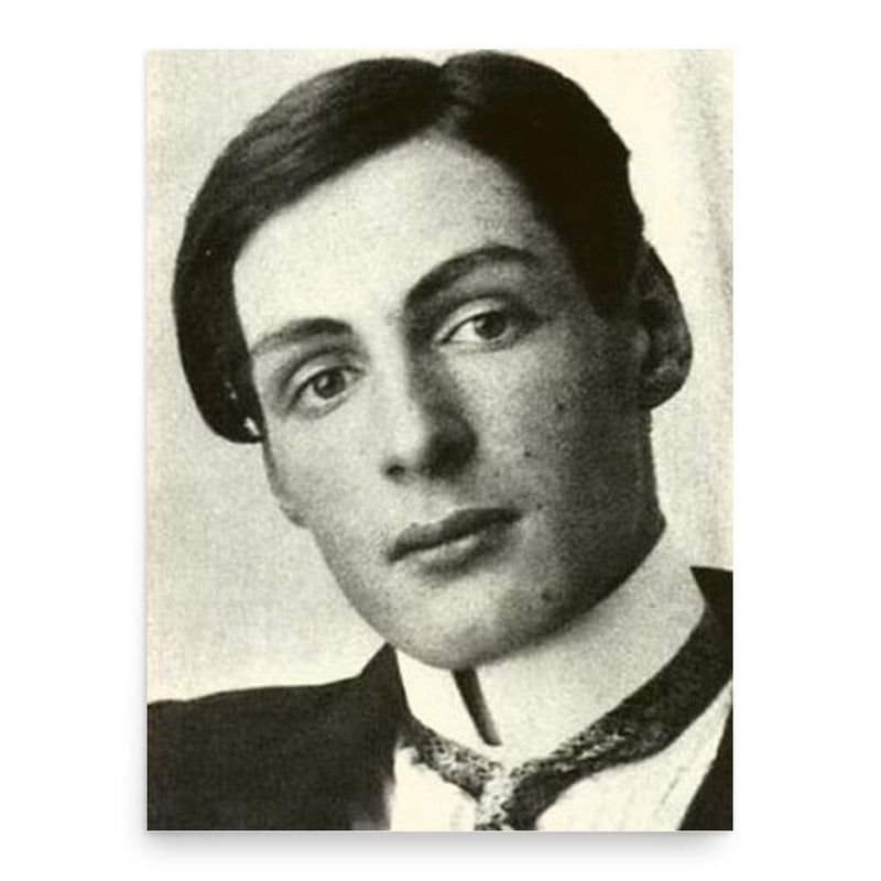 Arthur Cravan poster print, in size 18x24 inches.