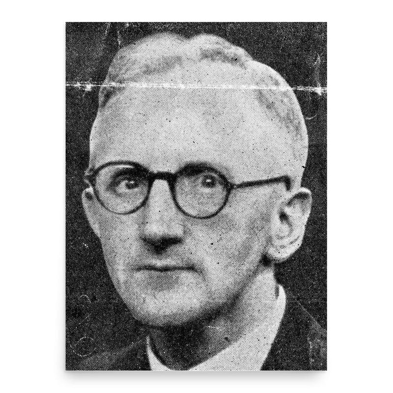 Arthur Donaldson poster print, in size 18x24 inches.