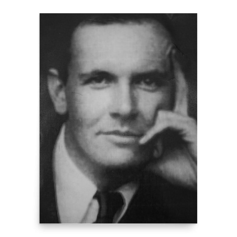 Arthur Dukinfield Darbishire poster print, in size 18x24 inches.