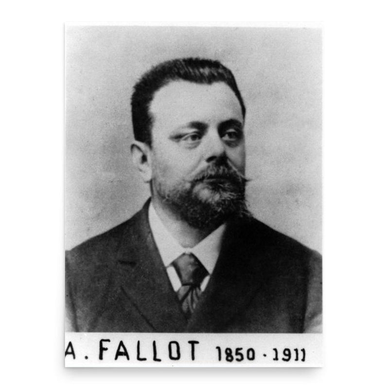 Arthur Fallot poster print, in size 18x24 inches.