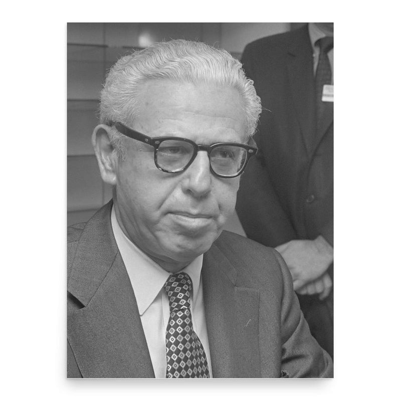 Arthur Goldberg poster print, in size 18x24 inches.