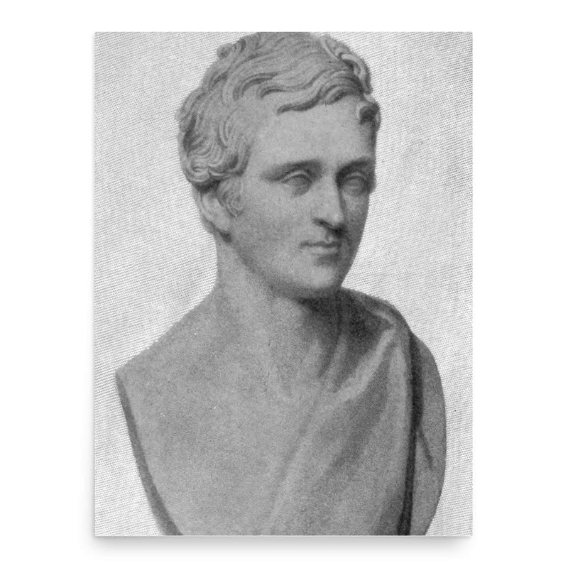 Arthur Hallam poster print, in size 18x24 inches.