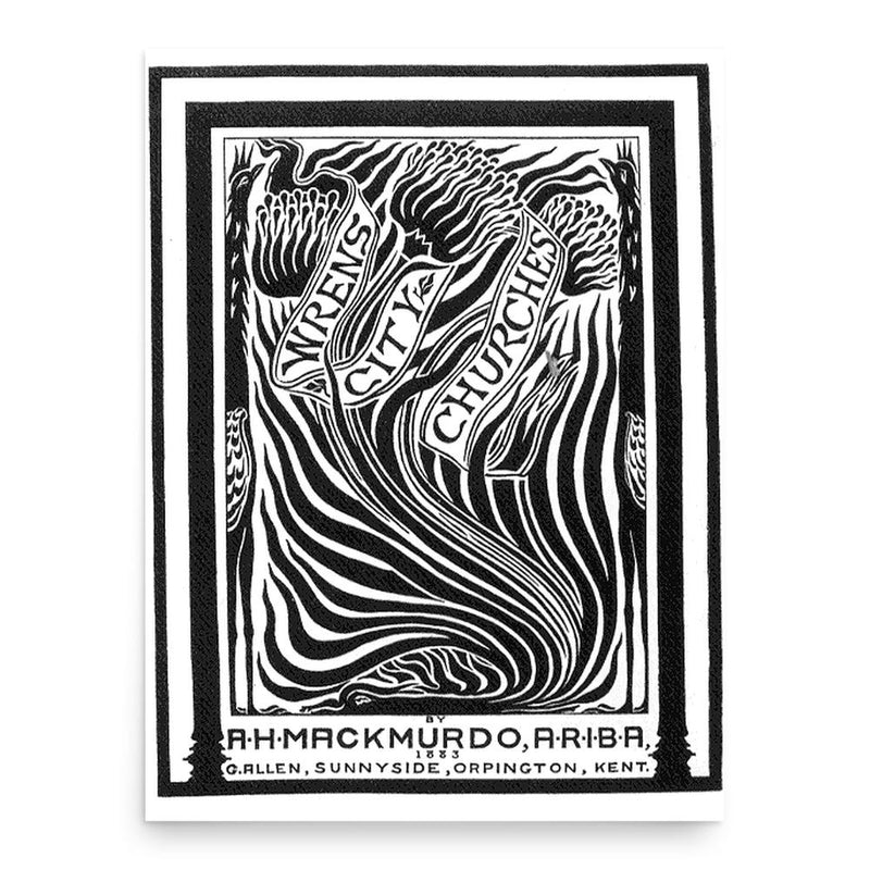 Arthur Heygate Mackmurdo poster print, in size 18x24 inches.