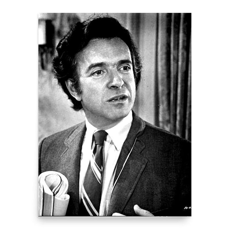 Arthur Hiller poster print, in size 18x24 inches.