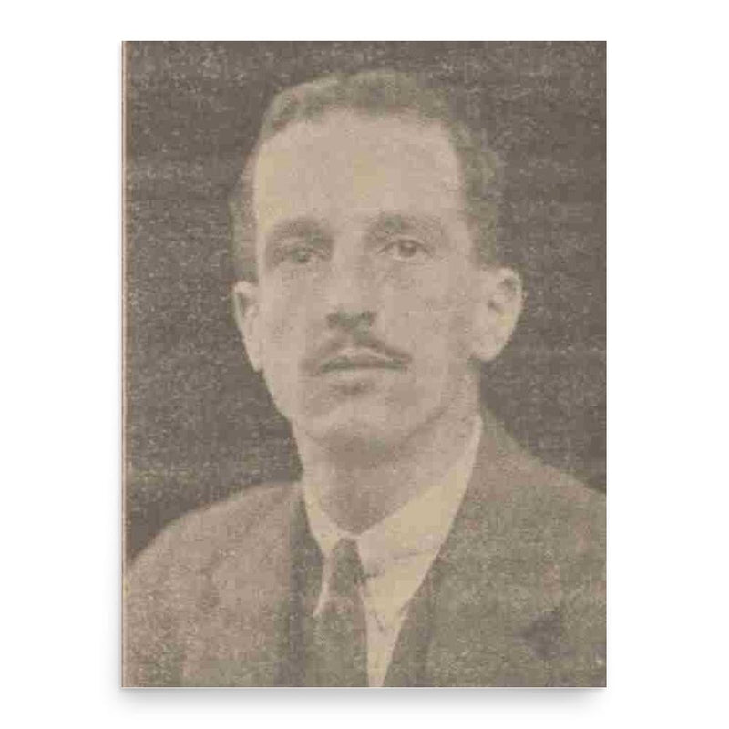 Arthur Hobhouse poster print, in size 18x24 inches.