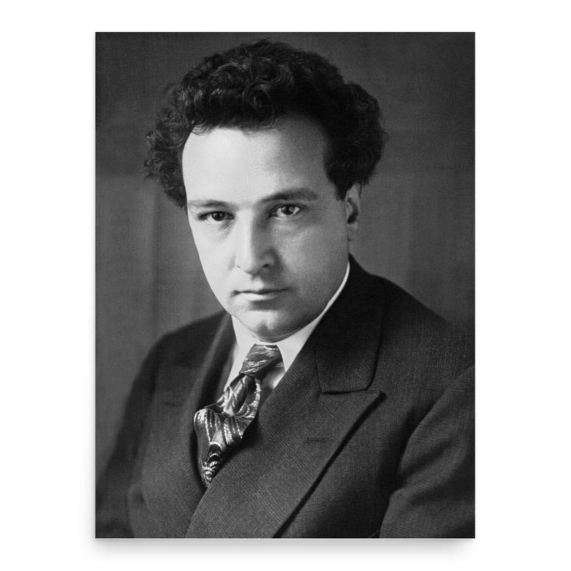 Arthur Honegger poster print, in size 18x24 inches.