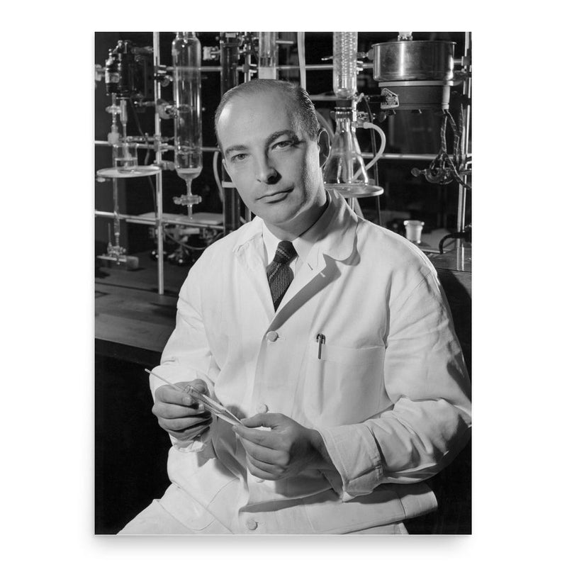 Arthur Kornberg poster print, in size 18x24 inches.