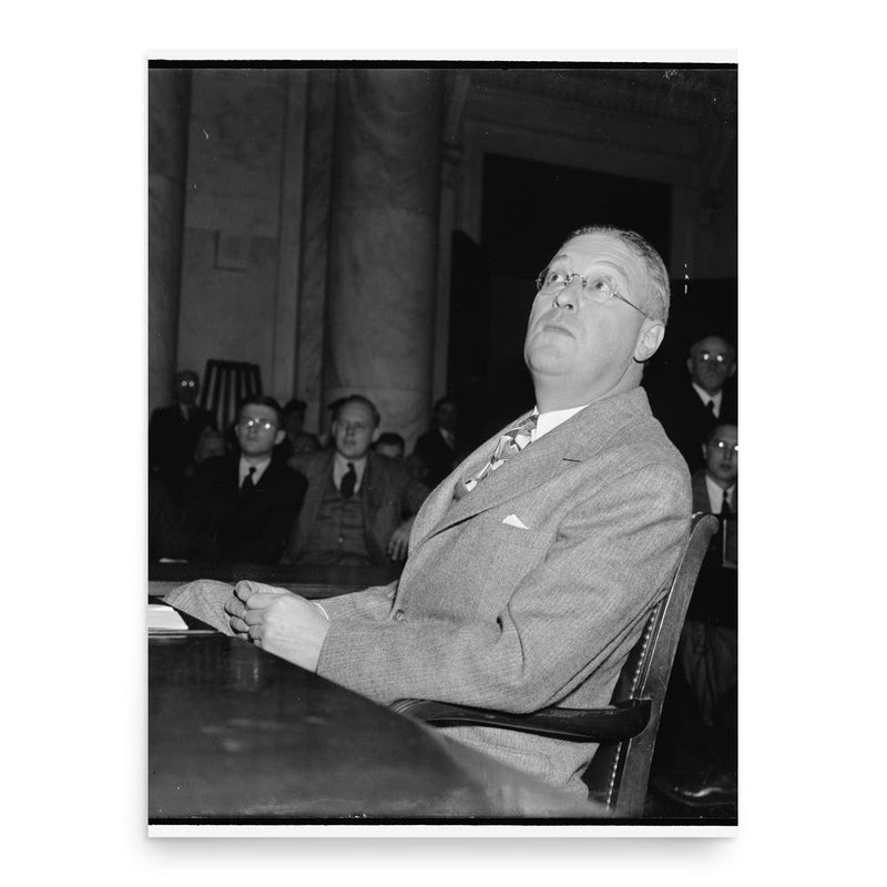 Arthur Krock poster print, in size 18x24 inches.