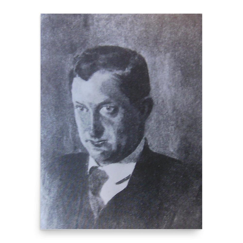 Arthur Kutscher poster print, in size 18x24 inches.