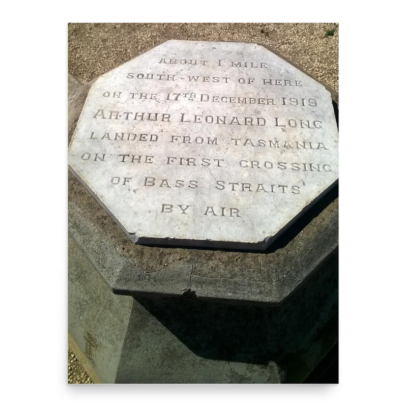 Arthur Leonard Long poster print, in size 18x24 inches.