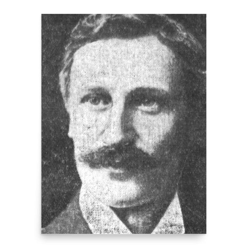 Arthur Letts poster print, in size 18x24 inches.