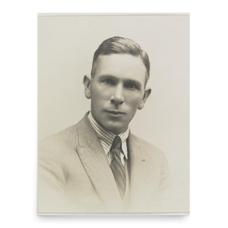 Arthur Mailey poster print, in size 18x24 inches.