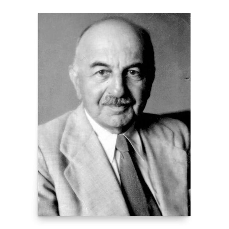 Arthur Menachem Hantke poster print, in size 18x24 inches.