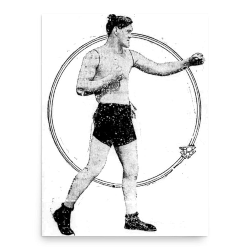 Arthur Pelkey poster print, in size 18x24 inches.