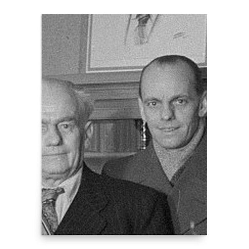 Arthur Pieck poster print, in size 18x24 inches.