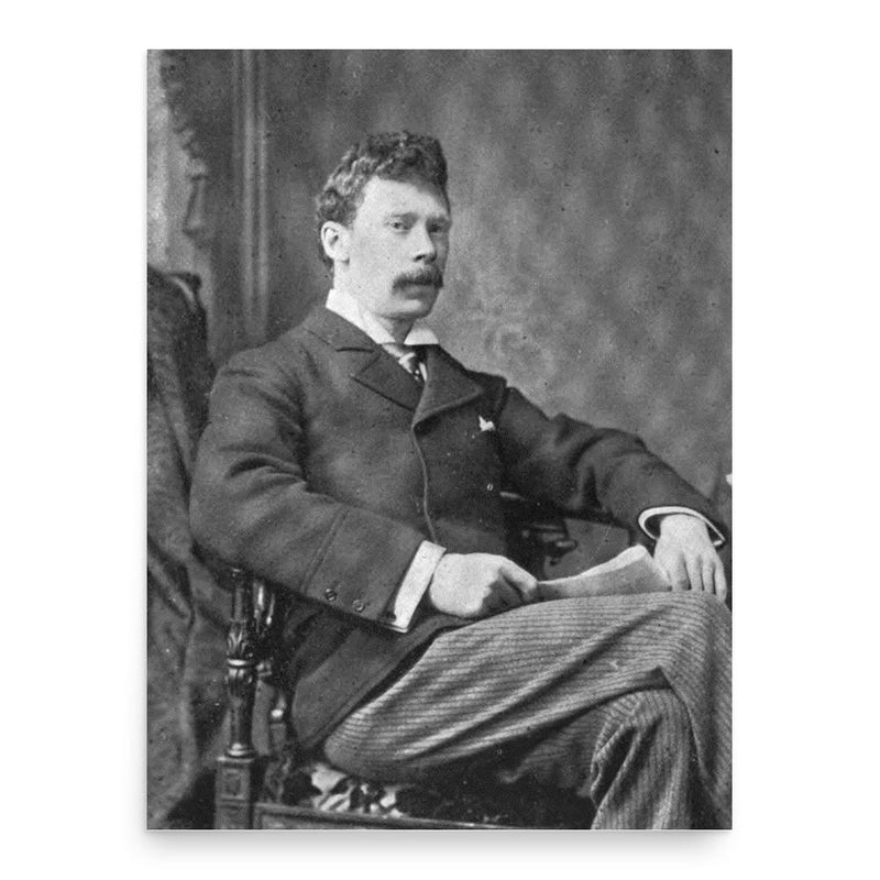 Arthur Quiller-Couch poster print, in size 18x24 inches.