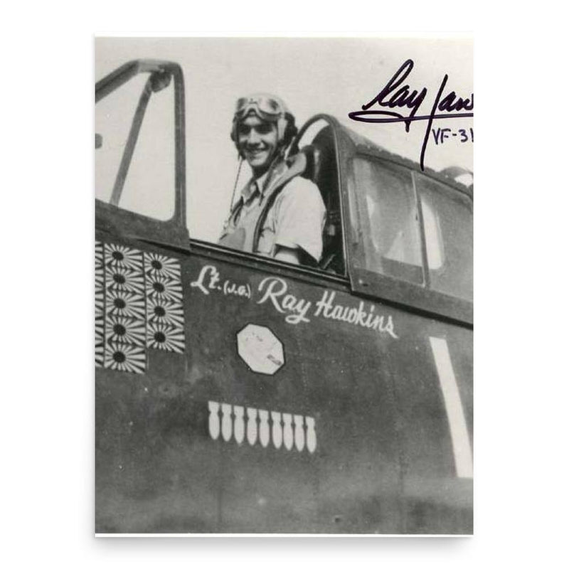 Arthur Ray Hawkins poster print, in size 18x24 inches.