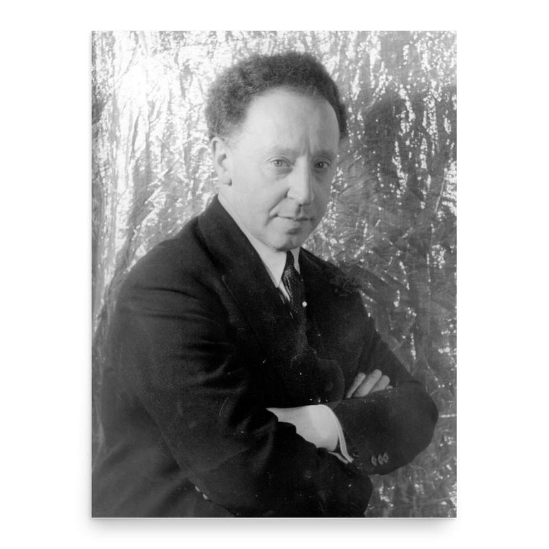 Arthur Rubinstein poster print, in size 18x24 inches.