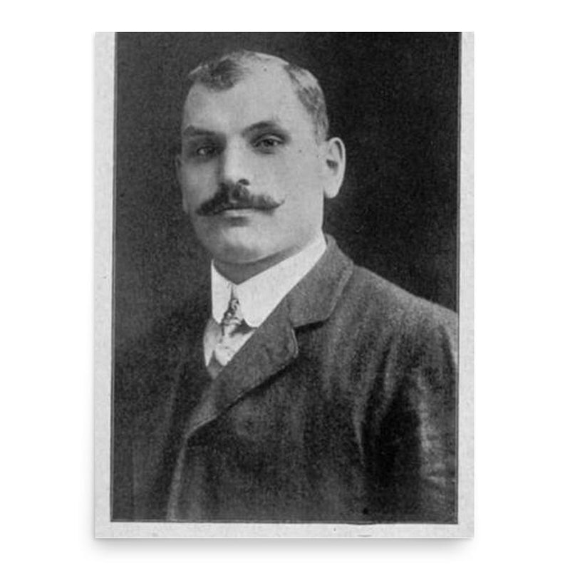 Arthur Saxon poster print, in size 18x24 inches.