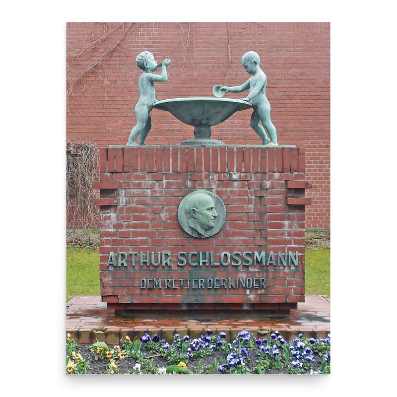 Arthur Schlossmann poster print, in size 18x24 inches.