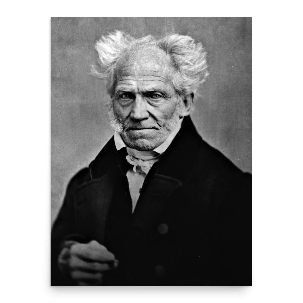 Arthur Schopenhauer poster print, in size 18x24 inches.
