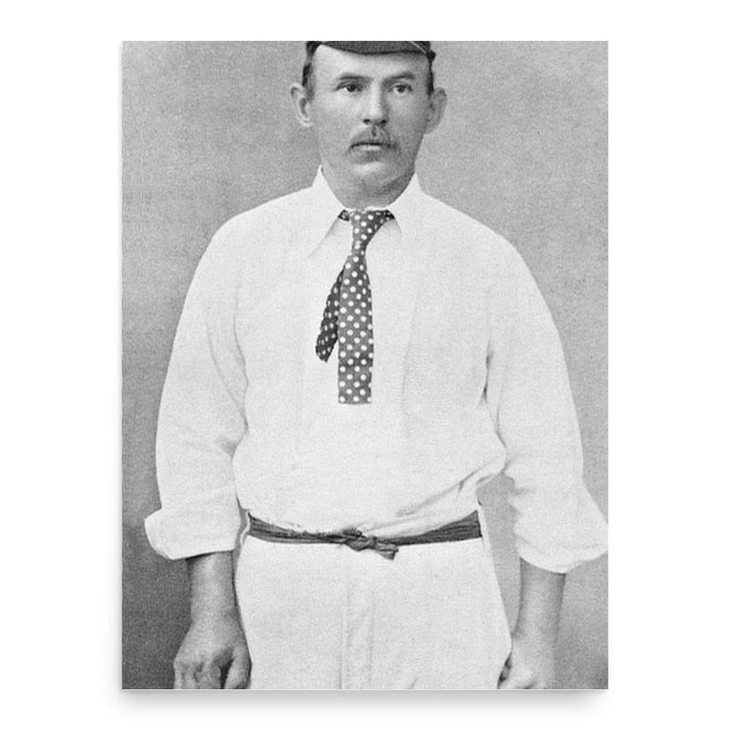 Arthur Shrewsbury poster print, in size 18x24 inches.