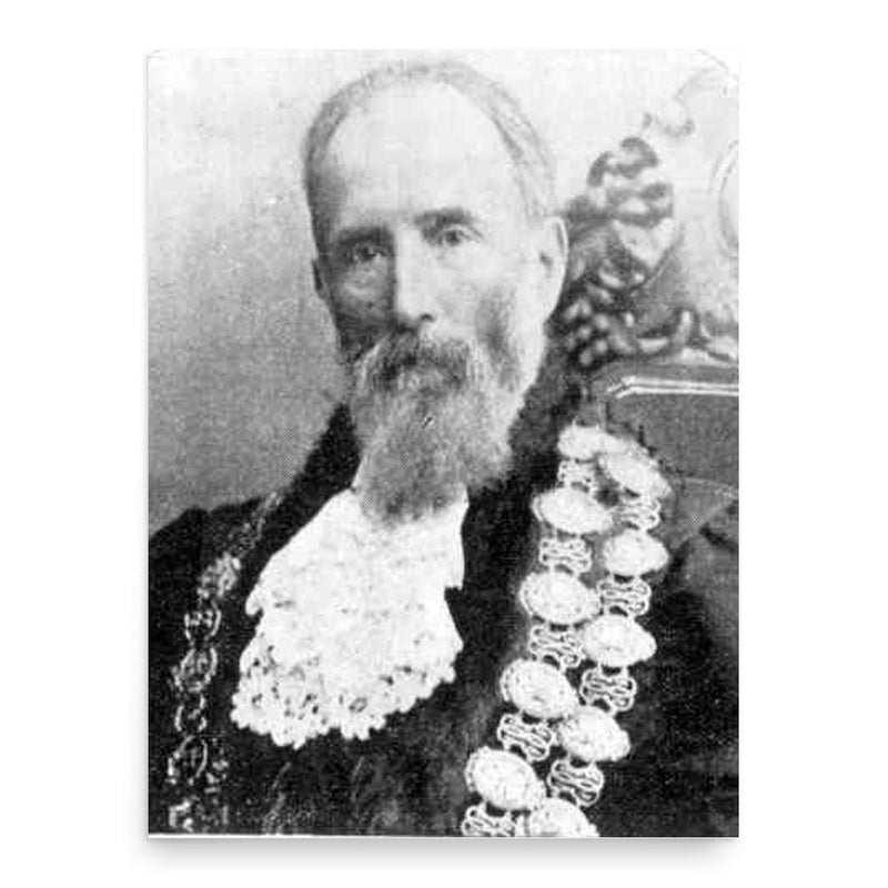 Arthur Snowden poster print, in size 18x24 inches.