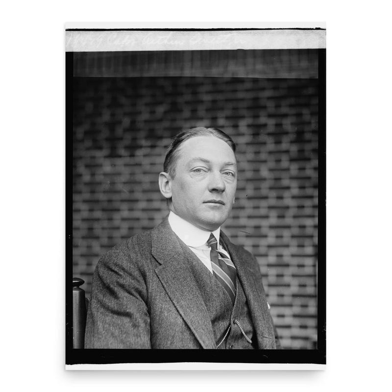 Arthur Sweetser poster print, in size 18x24 inches.