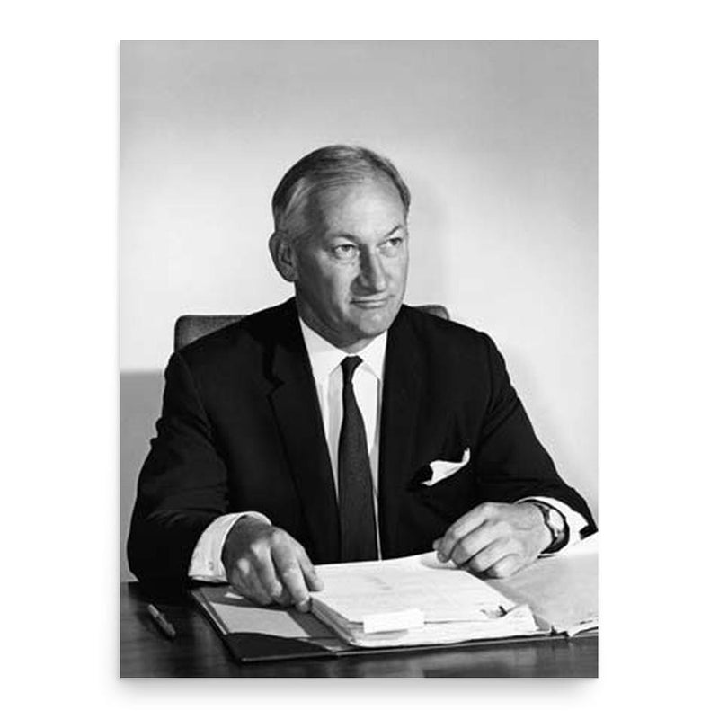 Arthur Tange poster print, in size 18x24 inches.