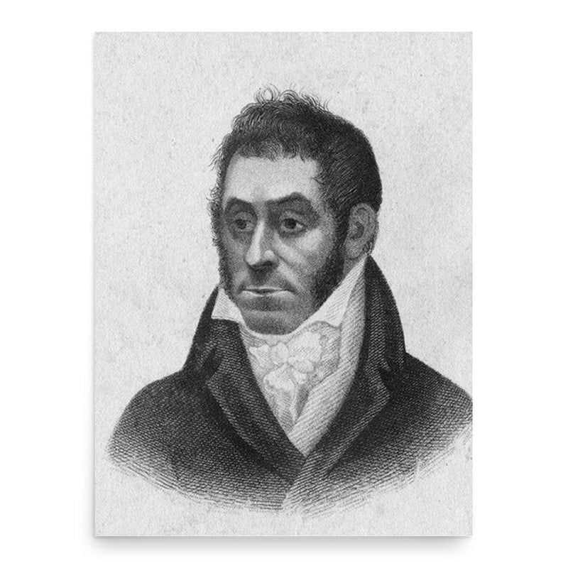 Arthur Thistlewood poster print, in size 18x24 inches.