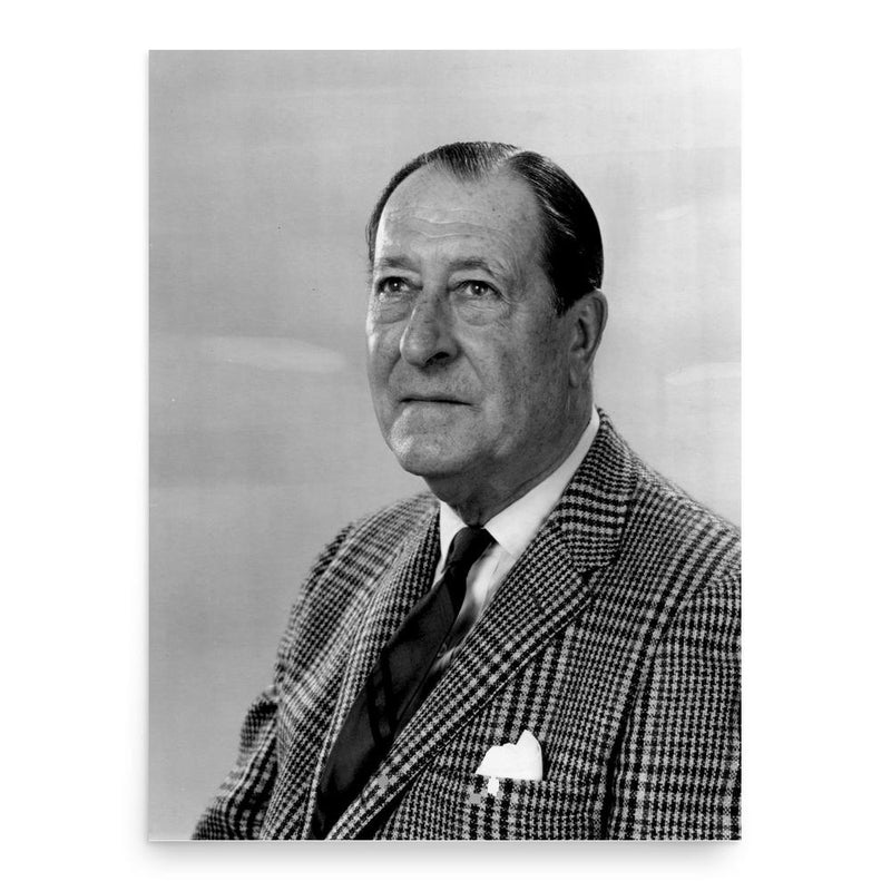 Arthur Treacher poster print, in size 18x24 inches.