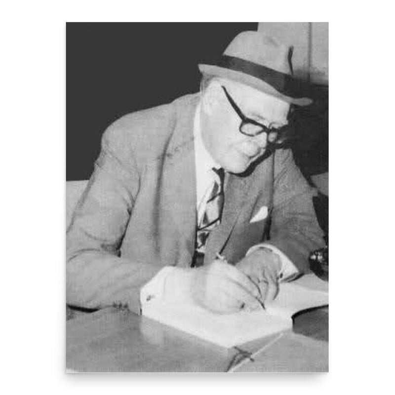 Arthur Upham Pope poster print, in size 18x24 inches.