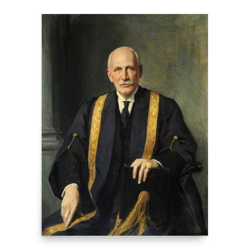 Arthur Wallace Pickard-Cambridge poster print, in size 18x24 inches.