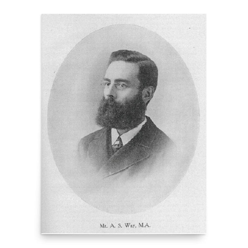 Arthur Way poster print, in size 18x24 inches.