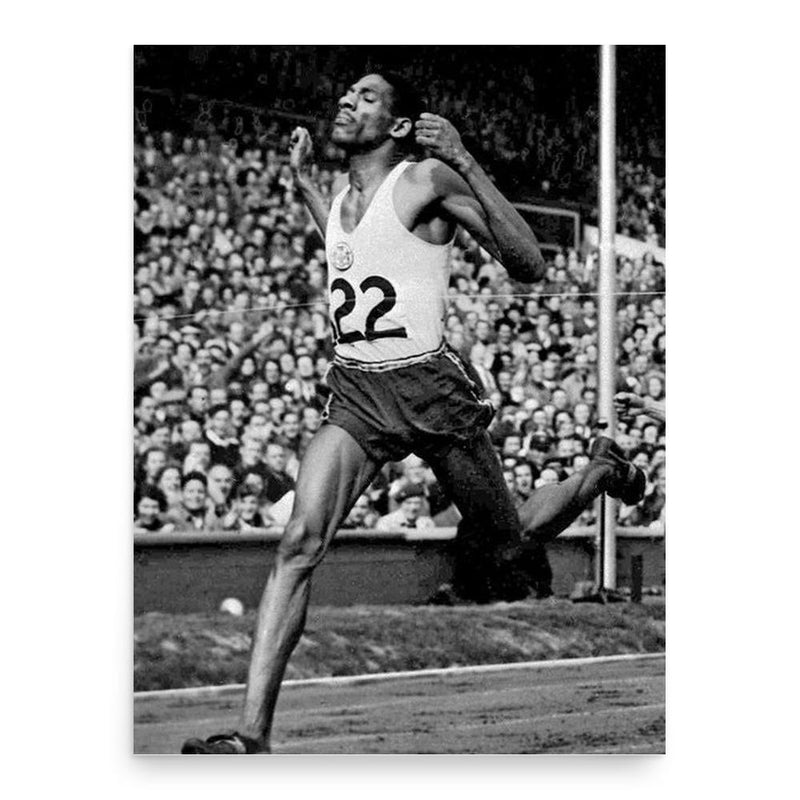 Arthur Wint poster print, in size 18x24 inches.