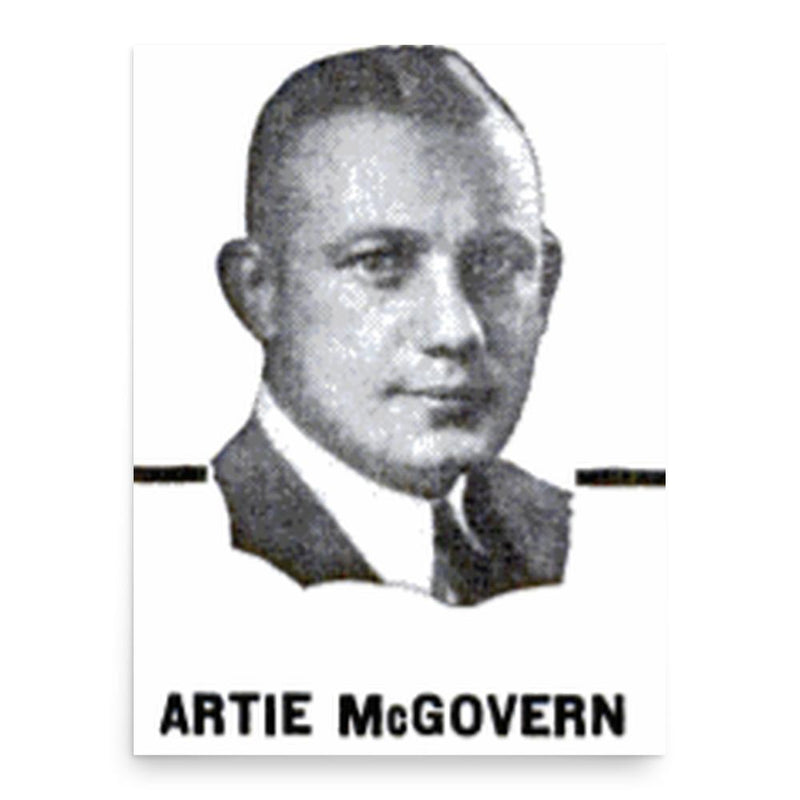 Artie McGovern poster print, in size 18x24 inches.