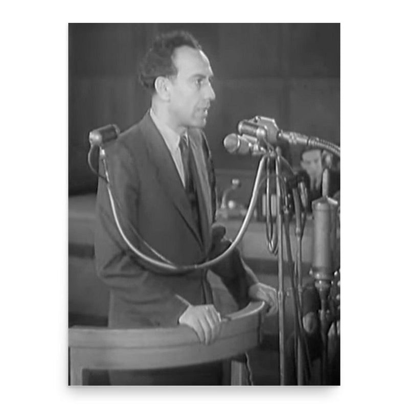 Artur London poster print, in size 18x24 inches.