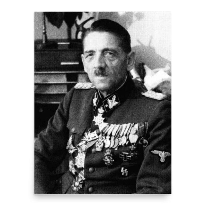 Artur Phleps poster print, in size 18x24 inches.