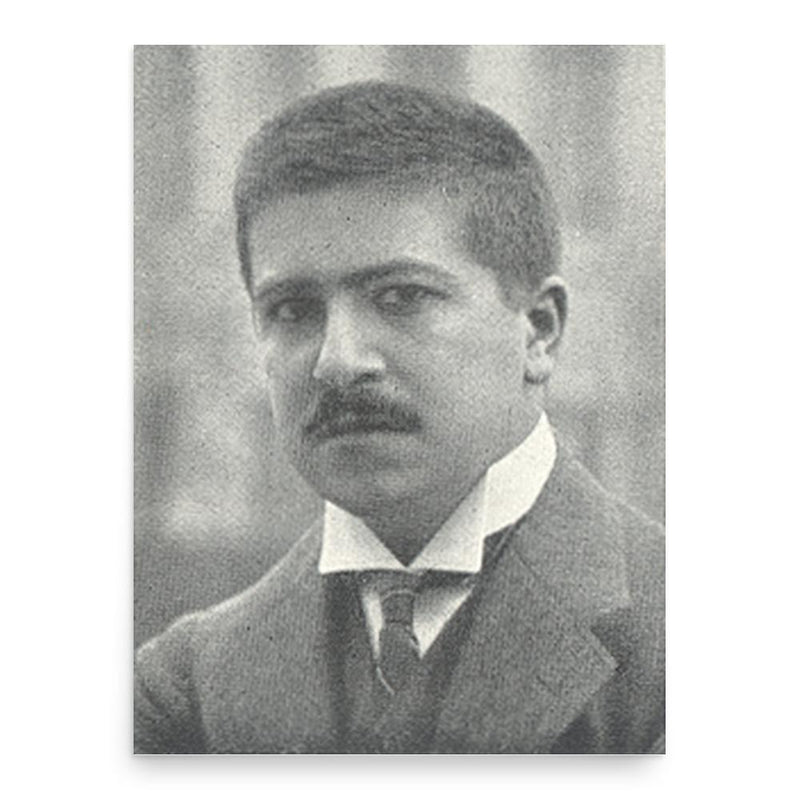 Artur Schnabel poster print, in size 18x24 inches.