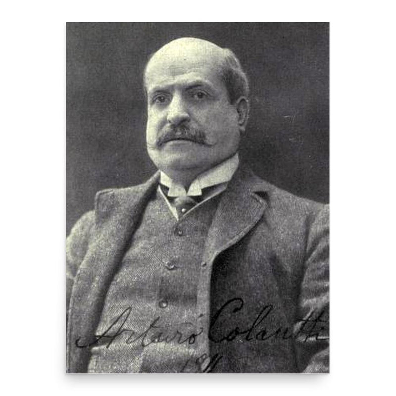 Arturo Colautti poster print, in size 18x24 inches.