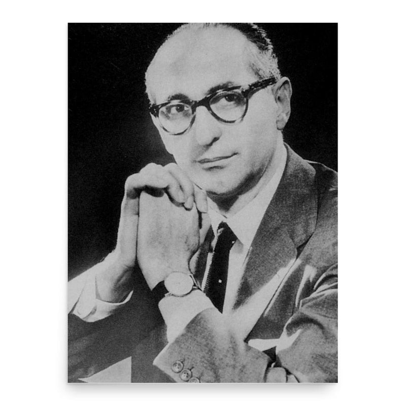 Arturo Frondizi poster print, in size 18x24 inches.