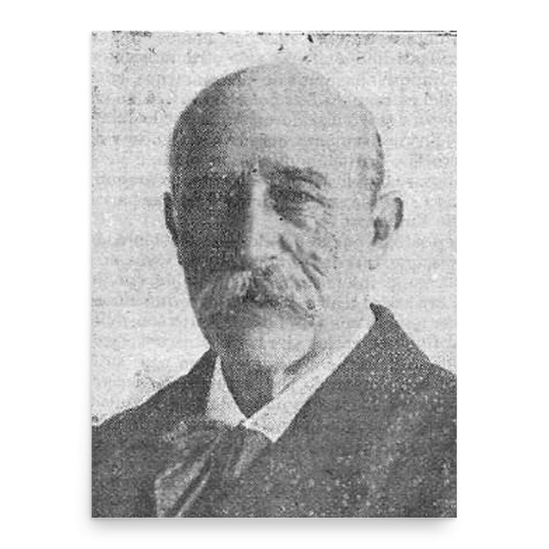 Arturo Soria y Mata poster print, in size 18x24 inches.