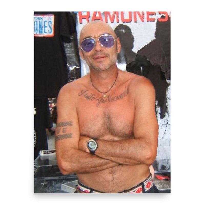 Arturo Vega poster print, in size 18x24 inches.