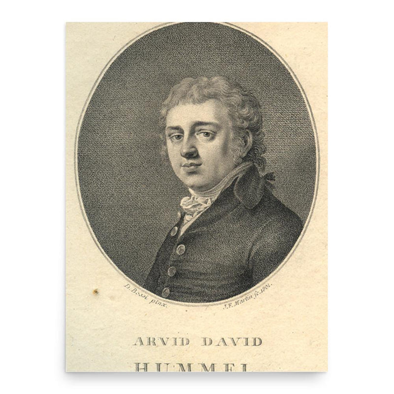 Arvid David Hummel poster print, in size 18x24 inches.