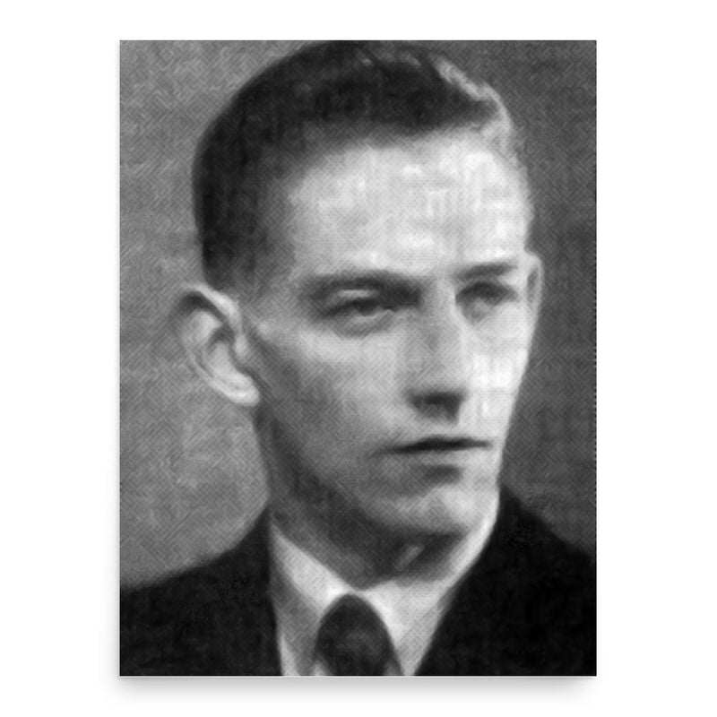 Arvid Hansen poster print, in size 18x24 inches.