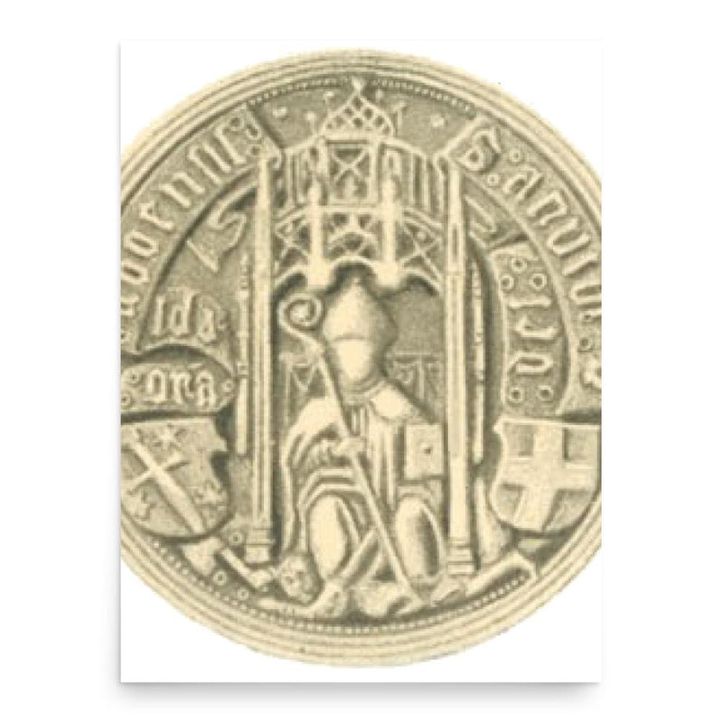 Arvid Kurck poster print, in size 18x24 inches.