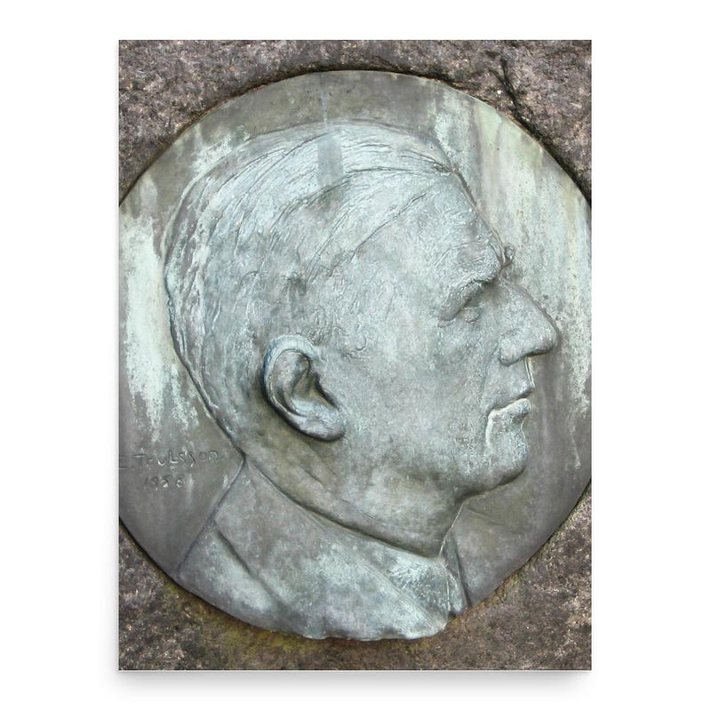 Arvid Lindau poster print, in size 18x24 inches.